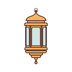 ramadan kareem lantern isolated icon