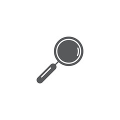 Search vector symbol, magnifying glass, loupe icon isolated on white