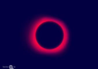 The Black Hole Illustration Vector