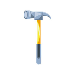hammer tool isolated icon