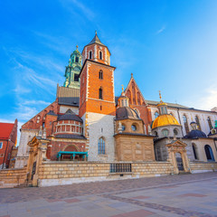 The city of Krakow, Poland, Wawel Castle - obrazy, fototapety, plakaty