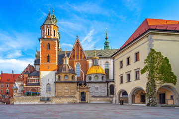 Fototapeta na wymiar The city of Krakow, Poland, Wawel Castle