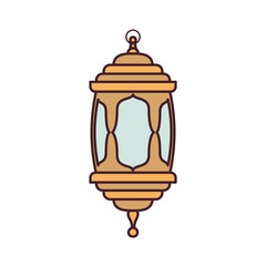 Obraz premium ramadan kareem lantern isolated icon
