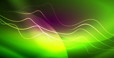 Neon lines shiny glowing background