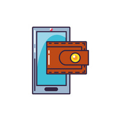 smartphone device with wallet money