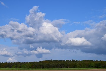 Cloudscape with interpretation space