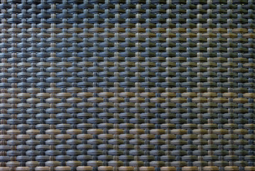 Plastic Weave Texture of Furniture Background.