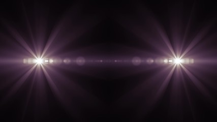 Obraz premium 2 stars flash lights optical lens flares shiny illustration art background new quality natural lighting lamp rays effect colorful bright image