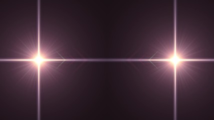 Obraz premium 2 stars flash lights optical lens flares shiny illustration art background new quality natural lighting lamp rays effect colorful bright image