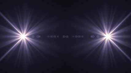 Obraz premium 2 stars flash lights optical lens flares shiny illustration art background new quality natural lighting lamp rays effect colorful bright image