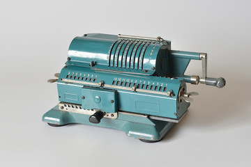An old mechanical computer.