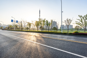 road in city