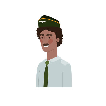 recommend clip art: man pilot avatar character