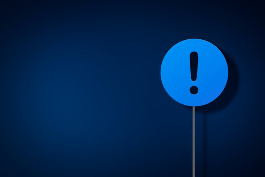 exclamation mark concept