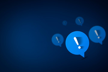 exclamation mark concept