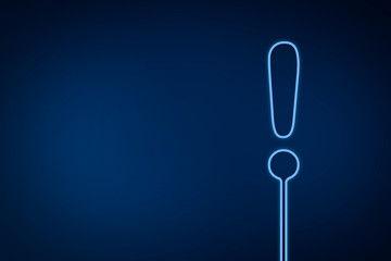 exclamation mark concept