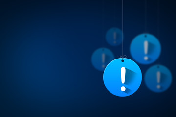 exclamation mark concept