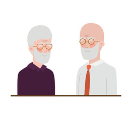 cute grandparents avatar character