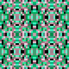 seamless repeatable pixel pattern background. abstract mosaic background with squares can be used for wallpaper, fabric, textile or clothing design. 