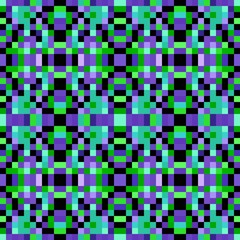 seamless repeatable pixel pattern background. abstract mosaic background with squares can be used for wallpaper, fabric, textile or clothing design. 