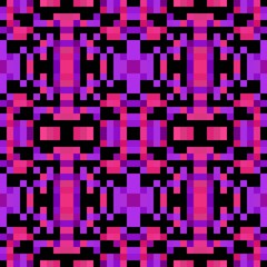 seamless repeatable pixel pattern background. abstract mosaic background with squares can be used for wallpaper, fabric, textile or clothing design. 