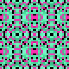 seamless repeatable pixel pattern background. abstract mosaic background with squares can be used for wallpaper, fabric, textile or clothing design. 