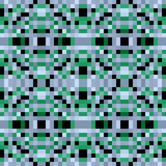 seamless repeatable pixel pattern background. abstract mosaic background with squares can be used for wallpaper, fabric, textile or clothing design. 