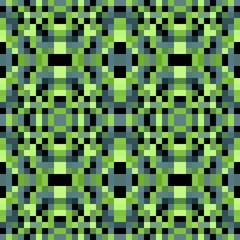 seamless pixel pattern mosaic. abstract background with squares can be used for wallpaper, fabric, textile or clothing design.