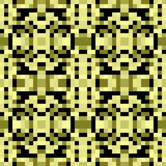 seamless pixel pattern mosaic. abstract background with squares can be used for wallpaper, fabric, textile or clothing design.