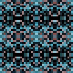 seamless pixel pattern mosaic. abstract background with squares can be used for wallpaper, fabric, textile or clothing design.