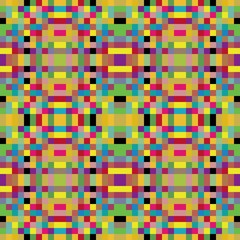 seamless pixel pattern mosaic. abstract background with squares can be used for wallpaper, fabric, textile or clothing design.