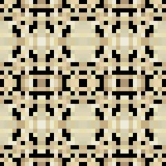 seamless pixel pattern mosaic. abstract background with squares can be used for wallpaper, fabric, textile or clothing design.
