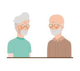 cute grandparents avatar character