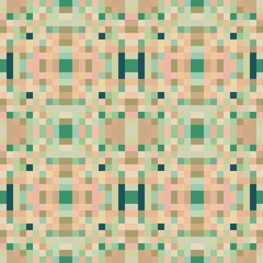 seamless pixel pattern mosaic. abstract background with squares can be used for wallpaper, fabric, textile or clothing design.