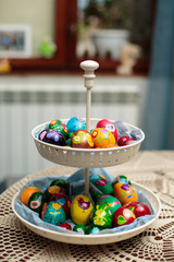 Special eggs painted around Easter