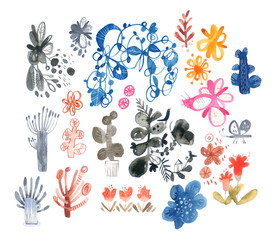 nature illustrations set 3