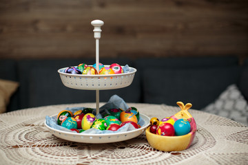 Special eggs painted around Easter