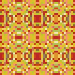 seamless pixel pattern mosaic. abstract background with squares can be used for wallpaper, fabric, textile or clothing design.