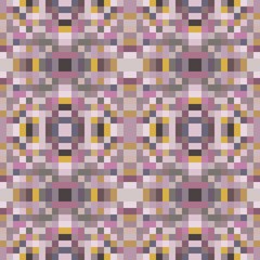 seamless pixel pattern mosaic. abstract background with squares can be used for wallpaper, fabric, textile or clothing design.