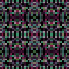 seamless pixel pattern mosaic. abstract background with squares can be used for wallpaper, fabric, textile or clothing design.