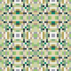 seamless pixel pattern mosaic. abstract background with squares can be used for wallpaper, fabric, textile or clothing design.