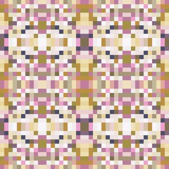 seamless pixel pattern mosaic. abstract background with squares can be used for wallpaper, fabric, textile or clothing design.