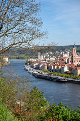 Obraz premium Blick auf Passau in Bayern