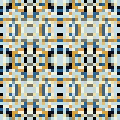 seamless pixel pattern mosaic. abstract background with squares can be used for wallpaper, fabric, textile or clothing design.