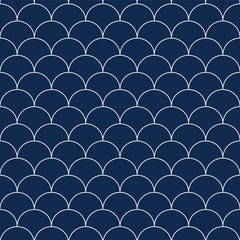 Fototapeta premium Vector seamless geometric pattern - simple design, decorative texture