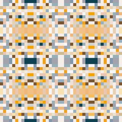 seamless pixel pattern mosaic. abstract background with squares can be used for wallpaper, fabric, textile or clothing design.