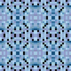 seamless pixel pattern mosaic. abstract background with squares can be used for wallpaper, fabric, textile or clothing design.
