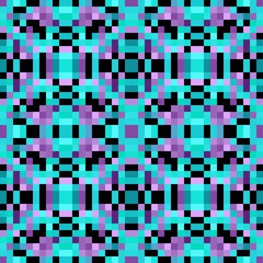 seamless pixel pattern mosaic. abstract background with squares can be used for wallpaper, fabric, textile or clothing design.