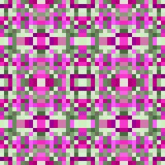seamless pixel pattern mosaic. abstract background with squares can be used for wallpaper, fabric, textile or clothing design.