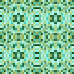 seamless pixel pattern mosaic. abstract background with squares can be used for wallpaper, fabric, textile or clothing design.